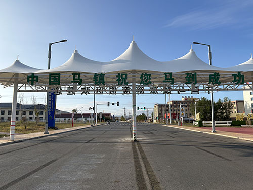 中國馬鎮(zhèn)入口膜結(jié)構(gòu)